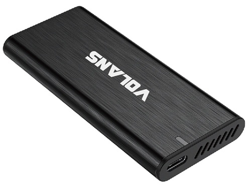 Volans VL-UCM2-G, Aluminium NVMe PCIe M.2 SSD to USB3.2 Gen2x2 Type C Enclosure 20Gbps, 1 Year Warranty