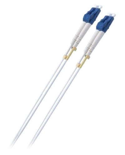 8ware CB8W-LCUPCWHITE-10M, 10m LC-LC OS2 Single Mode Dual-Core Fibre / Fiber Optic Cable UPC Duplex Armoured Low Smoke Zero Halogen (LSZH) Jacket, White, 1 Year Warranty