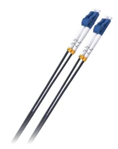 8ware CB8W-LCUPCBLACK-10M, 10m LC-LC OS2 Single Mode Dual-Core Fibre / Fiber Optic Cable UPC Duplex Armoured Low Smoke Zero Halogen (LSZH) Jacket, Black, 1 Year Warranty