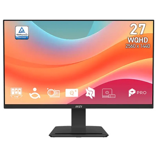 MSI 27" QHD IPS Monitor, 2560x1440, 16:9, 1ms, 75Hz, Adaptive Sync