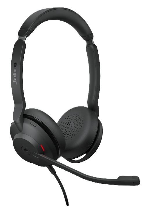 Jabra 23189-989-779, Evolve2 30 SE UC Stereo Headset USB-C/A, 28mm Driver, On-Ear Headband, Lightweight, Black, 2 Year Warranty