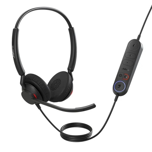 Jabra 4099-413-269, Engage 40 MS Stereo Headset, Inline Link, USB-C/A, 3 Year Warranty