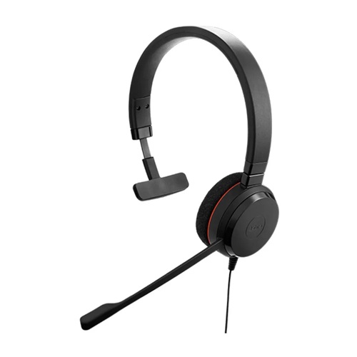 Jabra 4993-823-369, Evolve 20 SE MS Mono Headset USB-C/A, Passive Noise Cancellation, Plug & Play, Easy Call Management, Microsoft Teams Certified