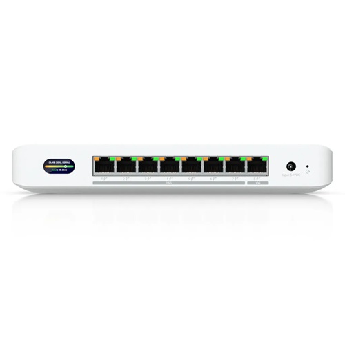 Ubiquiti UDB-SWITCH, Device Bridge Switch, Compact PoE+ Switch* (1) 10 GbE Port, (7) 2.5 GbE Ports, 6 GHz, WiFi-7 Integration, Seamless, High-Capacity, UniFi WiFi, 1 Year Warranty
