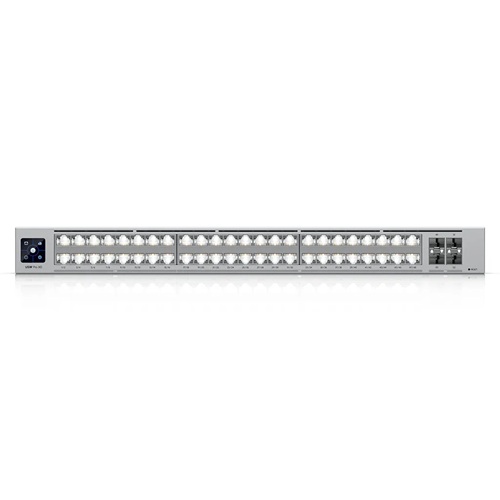 Ubiquiti USW-PRO-XG-48, Professional-grade, 48-port Layer 3 Ether lighting Switch, (32) 10 GbE, (16) 2.5 GbE, (4) 25G SFP28 Ports, DC Power Backup Ready, 1 Year Warranty