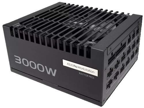 Asus PRO-WS-3000P, 3000W, 80 Plus Platinum, Fully Modular, ATX, 10 Year Warranty