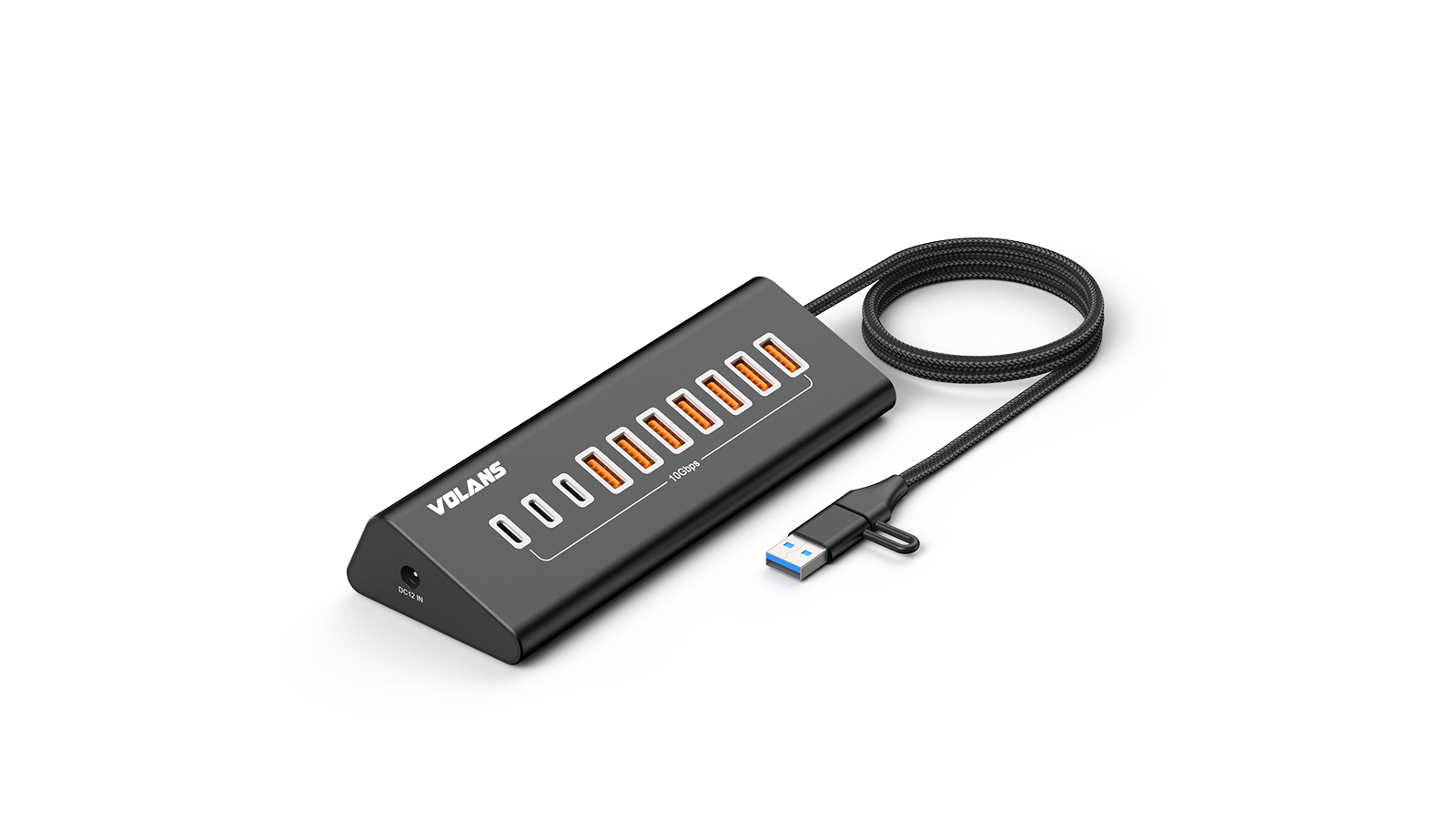VOL UHB ALUM-USB-3.2-10P
