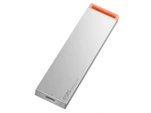 Lenovo GXB1T57740, PS8S 1TB External Portable SSD, 1050MB/s USB3.2 Gen2 USB-C Stylish Metal Body Lightweight 40g Durable for PC MAC PS4 Xbox Android iPad Pro, 1 Year Warranty