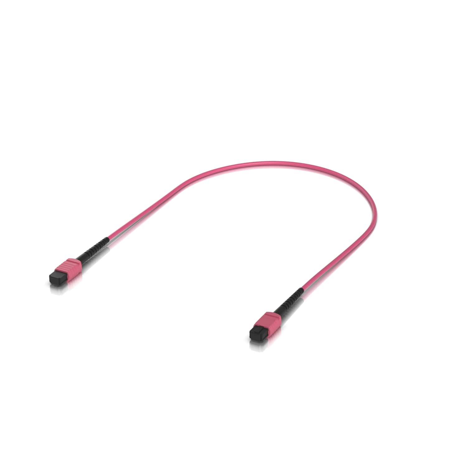 Ubiquiti OFC-MA-MPMP-0.5M, Indoor OM4 Multi-mode Fiber Patch Cable, 0.5M, Single-pack, With MPO-12 Type B UPC Connectors, Designed For 100G Applications, 1 Year Warranty