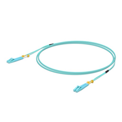 Ubiquiti MultiMode 10 Gbps OM3 Duplex LC Cable, 0.5m Length, Single Unit,10 Gbps Throughput, LC-LC Connector