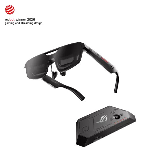 Asus ROG XREAL R1, 0.55" Micro OLED Display, 1920x1080, 240Hz, 0.01ms, Instant 3D, Native 3DoF (Anchor & Follow Mode), Electrochromic Dimming, 1x USB-C, Capacitive Sensor