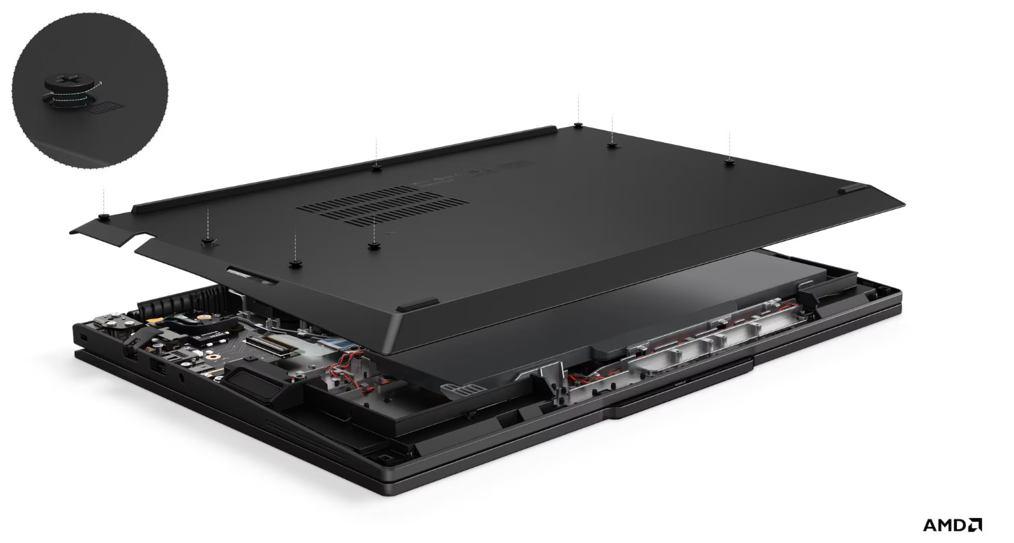 Lenovo 22AN0014AU, ThinkPad T16 G5, 16" WUXGA Screen (IR-Webcam), AMD Ryzen R7-250, 32GB DDR5 RAM, 512GB NVMe SSD, Wi-Fi 7+Bluetooth, Windows 11 Pro (Copilot+PC), 3 Year Premier Warranty