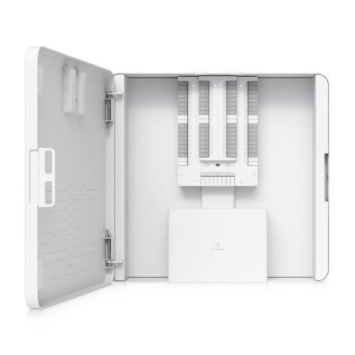 Ubiquiti, Alarm Hub Kit, 32 Input Zone Alarm Control Hub, Hardwire Intrusion Sensors Powered Using PoE++ Input, Optional Battery Backup