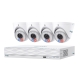 TP-LINK OMADA T8S4-2T 8MP TURRET POE SECURITY CAMERA SYSTEM, 4× 8MP Full-Colour Turret Cameras, 16-Channel NVR with 2TB HDD, 8× PoE Ports, AI Person/Vehicle/Pet Detection