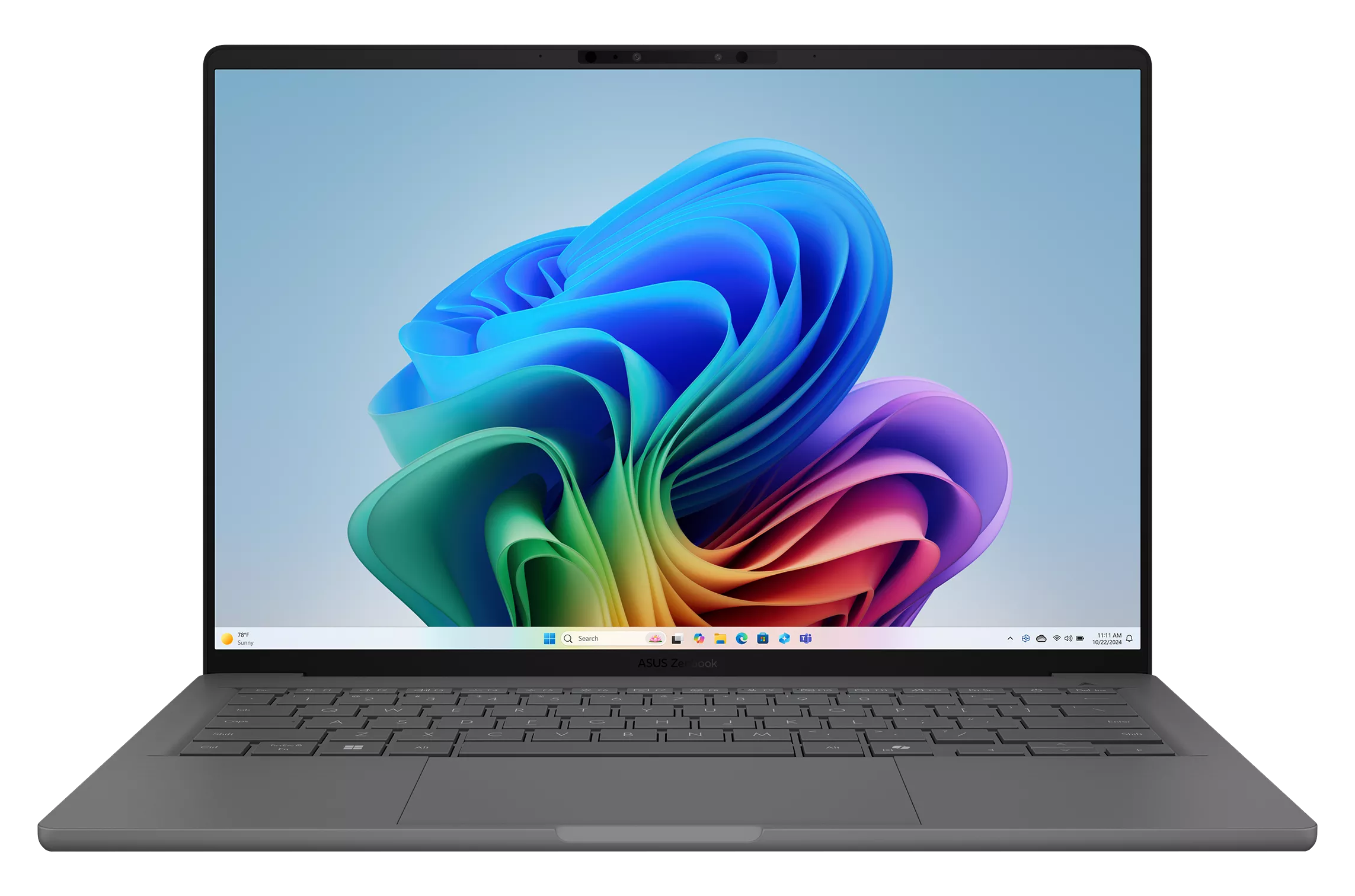 *Sale Till 01st November 2026* ASUS Zenbook, A14 UX3407NA Iceland Grey Laptop, Snapdragon X2 Elite X2E88100, 32GB LPDDR5X RAM, 1TB SSD, 14inch WUXGA OLED, Qualcomm Adreno GPU, WiFi 7, BT 5.4, FHD IR Webcam, 70Whr Battery, 0.99kg, Win11 Home, Copilot+ PC,