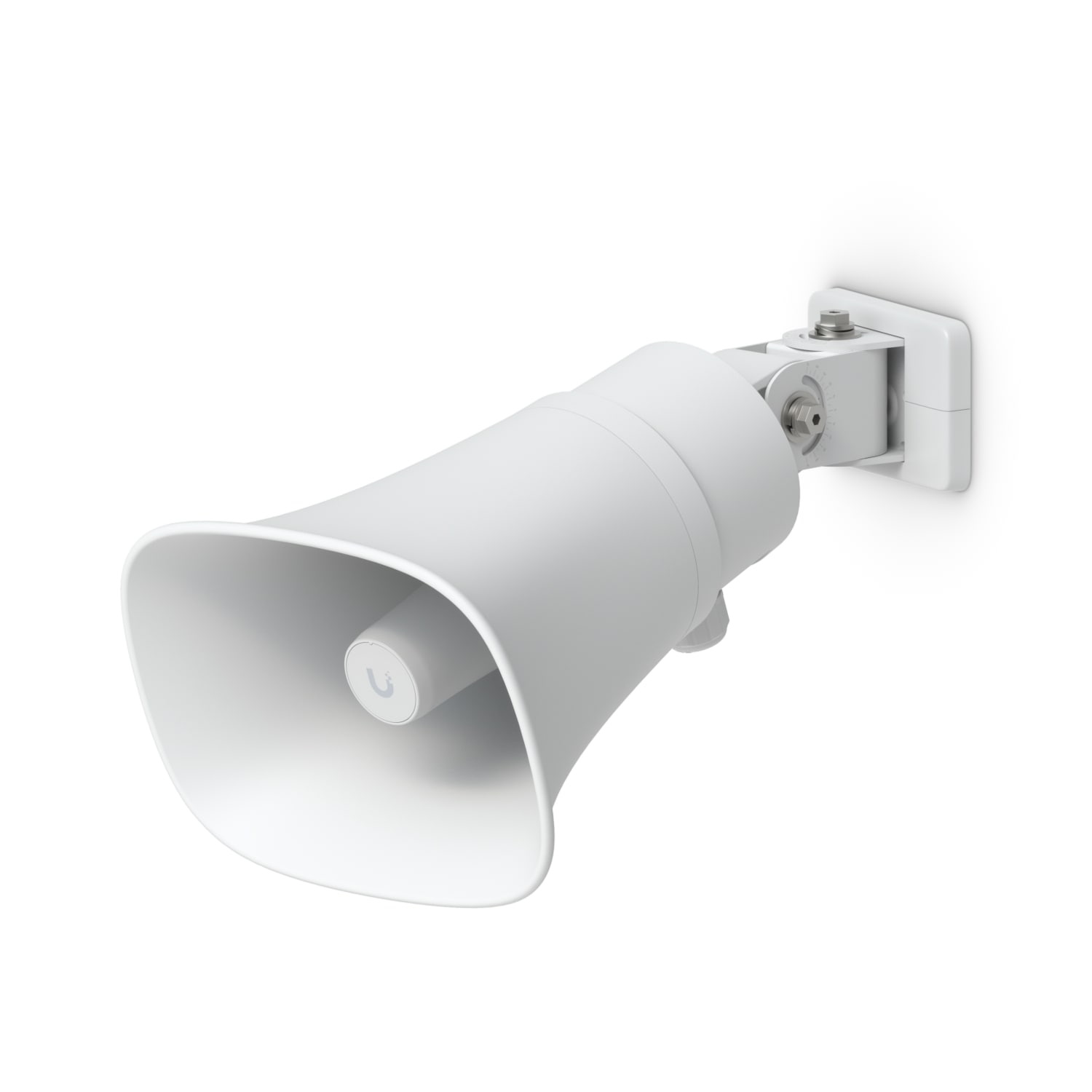 Ubiquiti AI Horn Speaker, White, All-weather PoE 120 dB Horn Speaker With Advanced AI Alert Functionality&Versatile Wall, Corner,Pole Mounting Options, 1 Year Warranty