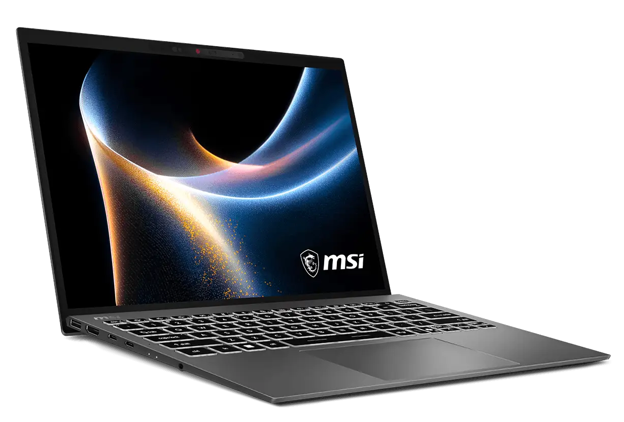 MSI Prestige 13 AI+ A3MG-018AU, AI+ Laptop, 13.3" 2.8K OLED Display (IR Webcam), Intel Core Ultra 7 355 Processor, 32GB LPDDR5X RAM, 1TB NVMe SSD, Intel Graphics, Wi‑Fi 7 + Bluetooth 6.0, Windows 11 Home (Copilot+ PC), Platinum Grey, 1 Year Warranty