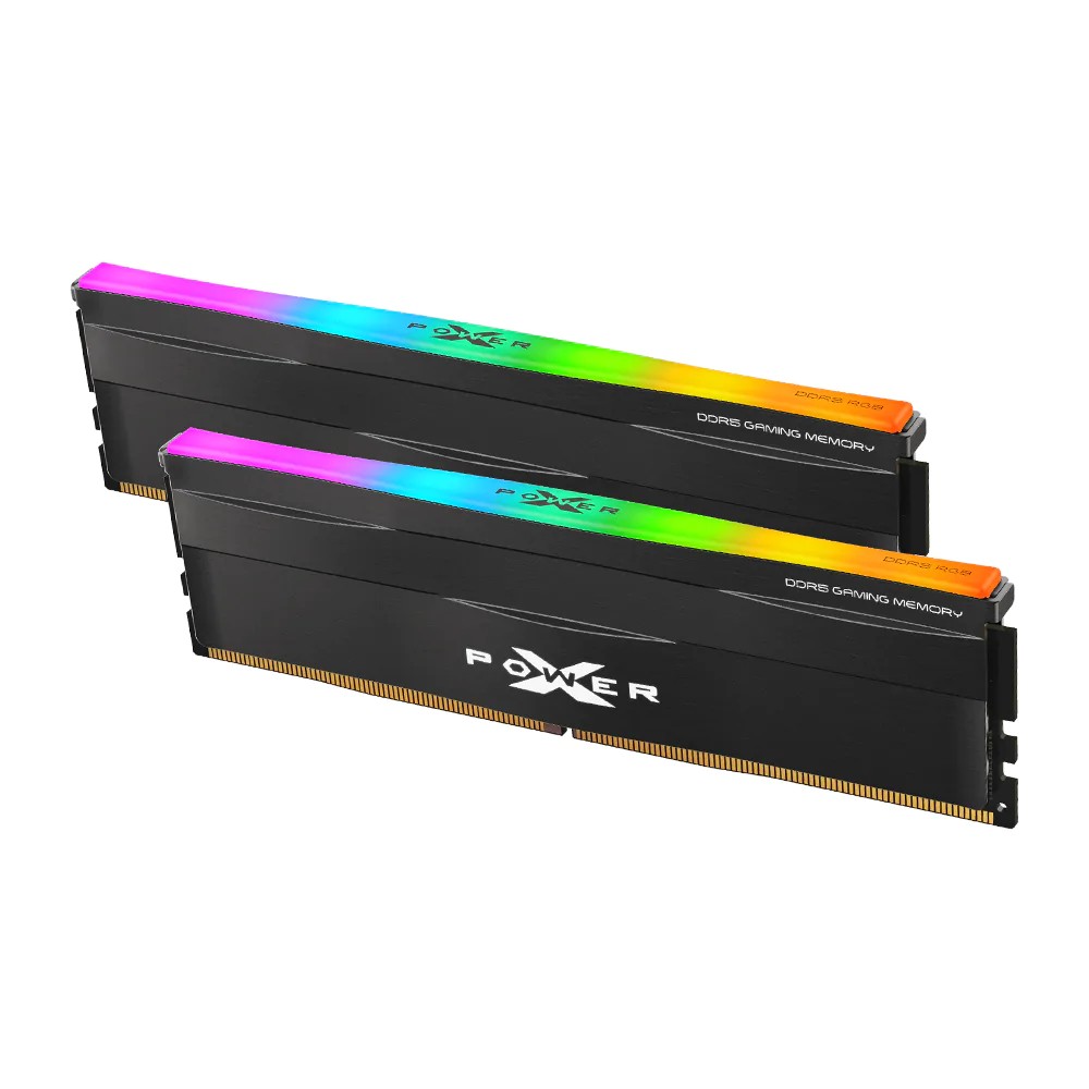 Silicon Power SP064GXLWU60AFDF, XPower Zenith RGB, UDIMM, DDR5 64GB(2x32GB), 6000MHz, CL30, 1.35V, Black, Limited Lifetime Warranty