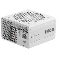 CORSAIR RMe Series RM750e, CP-9020292-AU, 750W ATX Power Supply, 80 PLUS Gold, Cybenetics Gold, Fully Modular, 140 × 150 × 86 mm, 2 × EPS, 3 × PCIe, 6 × SATA, 2 × PATA, ATX 3.1, Modern Standby, 100,000 Hours MTBF, White, 7 Year Warranty