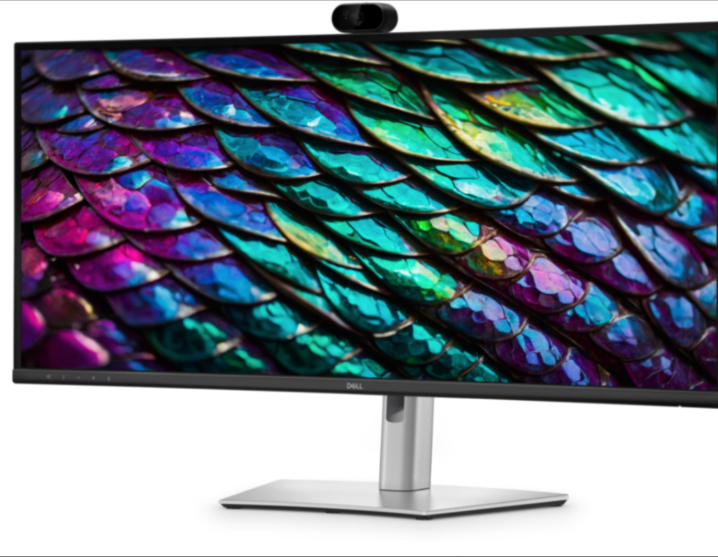 DELL PRO P, 34" (21:9) WQHD CURVE, HDMI, DP, USB-C HUB, USB(3), H/ADJ,LAN,SPKR, W/CAM, 3YR