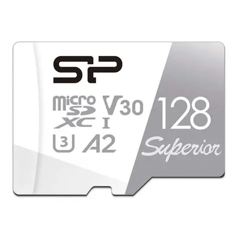 Silicon Power SP128GBSTXDA2V20SP, Superior A2 MicroSD Card, 128GB, Class 10, UHS-I, A1, A20, V30, U3, Read Speed: Up to 100MB/s, Write Speed: Up to 80MB/s, 5 Year Warranty