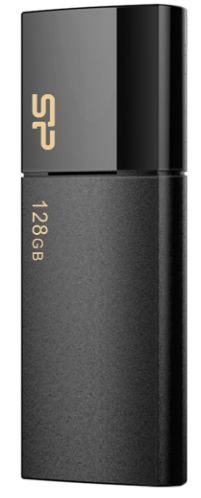 Silicon Power SP128GBUF3B05V1K, Blaze B05, 128GB, USB 3.2 G1, Type A, Black