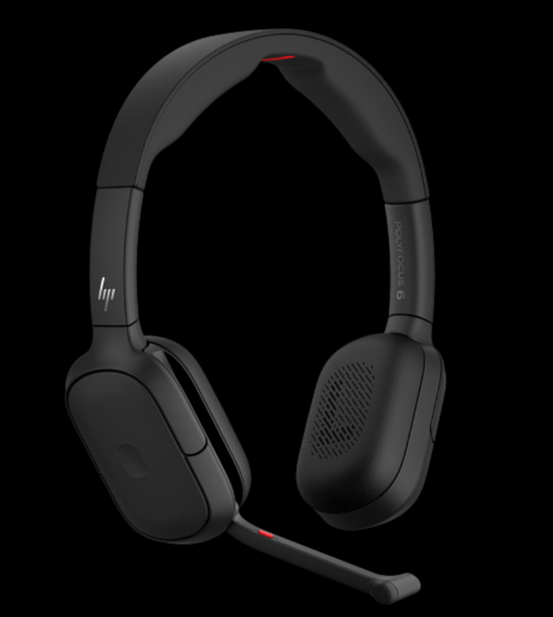 HP Poly, C56XPAA, Focus 625, Wireless On-Ear Stereo Headset, BT + USB-C, Hybrid ANC, Foldable Boom Mic, USB-C to 3.5mm Audio Cable, USB-A/C Adapter, 1 Year Warranty.