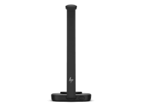 HP Poly, C56Y1AA, Focus Multi-Device Premium W/less Charging Stand, Qi2 15W, Magnetic Headset Dock, USB-C, 30W PSU, Black