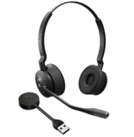 JABRA ENGAGE 55 SE MS STEREO DECT HEADSET,LINK 400A BT DONGLE,SOFTPHONE/DESK PHONE,USB-A
