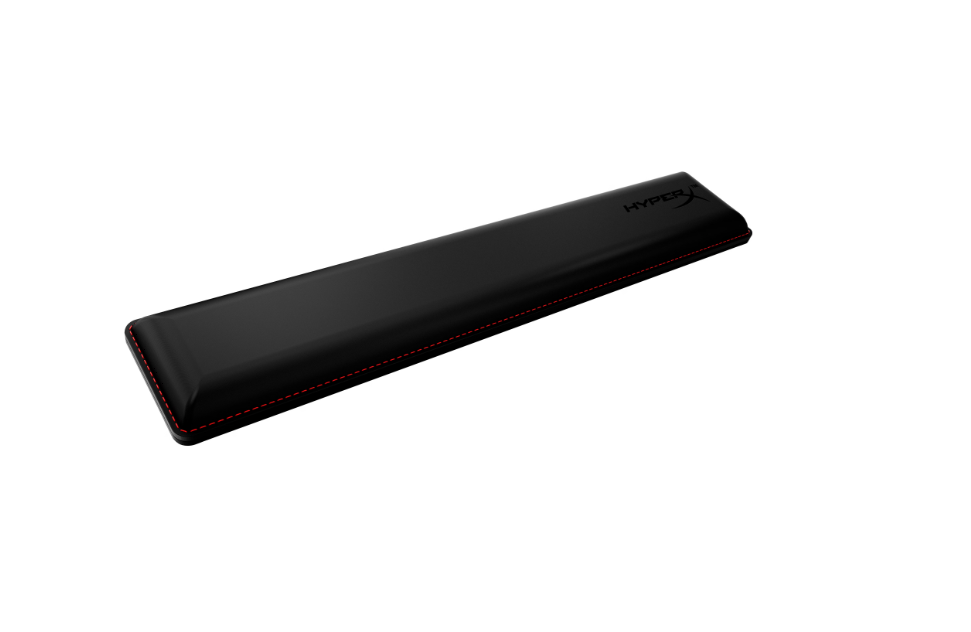 HP HyperX Wrist Rest, 4P5M9AA, Full-Size Keyboard, Cool Gel Memory Foam, Anti-Slip Grip, Anti-Fray Stitching, Ergonomic Design, 457 × 88 × 22mm, Black, 2 Year Warranty