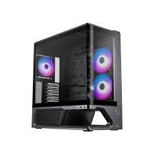 MSI MPG VIXTA 300R AIRFLOW PZ BLACK, Gaming Case, Mid Tower, Drives: 2x 2.5" & 1x 3.5", Motherboard Support: BTF Compatible, Pre-Installed Fan: 2x 160mm ARGB Fans, PSU: ATX, Black, 2Year Warranty