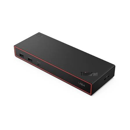 Lenovo 40BF0135AU, ThinkPad USB4 Dock 5000, 2x DisplayPort, 1x HDMI, 1x USB-C, 4x USB, 100W PD, 135W PSU