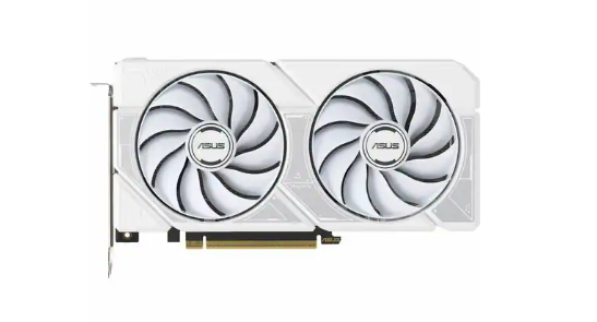 Asus DUAL-RTX5060TI-O16G-WHITE, GeForce RTX 5060 Ti Dual White, 16GB GDDR7, 2632MHz, 4608 CUDA Cores, HDMI 2.1b + 3x DisplayPort 2.1b, Recommended PSU: 550W, PCIe 5.0