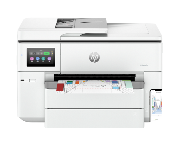 HP DE-537P6B, OfficeJet Pro 9730e, A3 Colour Inkjet MFP, 22/18ppm, Print/Scan/Copy, A3 Print + Flatbed Scan, ADF Scan up to Legal, Auto Duplex, Wi-Fi + BT, Ethernet, USB, 4.3" Touchscreen, 1Yr Warranty
