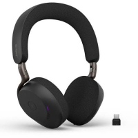 Jabra 37599-999-899, Evolve3 75 MS Stereo Bluetooth ANC Headset, USB-C, Black