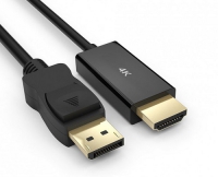 Simplecom DA201 4K DisplayPort to HDMI Cable 2160P Ultra HD 1.8M 1 Year