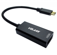 Volans VL-UCHM2, Aluminium USB-C to HDMI Adapter 4K/60Hz (HDR10)