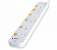 Sansai PAD-661SW, Sansai Surged Powerboard, Power Outlet:6, Cord Length:1mm, 240W