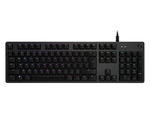 Logitech 920-009354, Logitech G512 Carbon RGB Mechanical Gaming Keyboard, GX Brown Tactile, Lightsync RGB, 2 Year Warranty