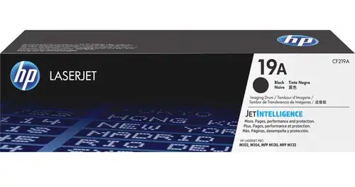 HP CF219A, 19A Original LaserJet Imaging Drum, Page Yield: 12000, Black, 1 Year Warranty