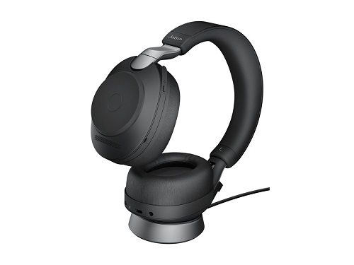Jabra 28599-989-899, Evolve2 85 UC, Stereo Headset, Over-ear, Bluetooth, LINK380C, USB-C, Comes with Case, Black, 2 Year Warranty