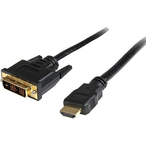 StarTeach HDDVIMM50CM, 0.5m HDMI to DVI-D Cable - M/M, Limited lifetime Warranty