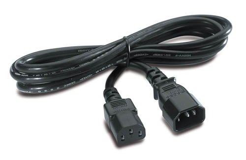 APC AP9870, Schneider Electric AP9870 Power Extension Cord - 2.50 m - For PDU - IEC 60320 C14 - 250 V AC - Black