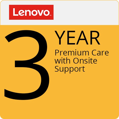 Lenovo 5WS0T73708, 3 Year Premium Care with Onsite Upgrade from 1 Year Courier or Carry-In
